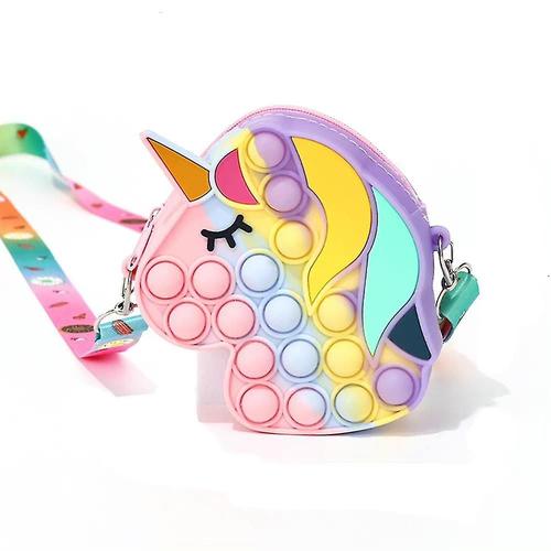 Joli Sac De Dessin Anim¿¿ Pour Enfants, Sac ¿¿ Main Pour Poup¿¿E Sensorielle, Jouets Fidget, Sac ¿¿ Bandouli¿¿Re Anti-Stress, Cadeaux B