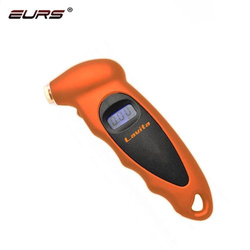 Orange - Eurs-Jauge De Pression Rétroéclairée Pour Voiture, Surveillance Numérique De Haute Précision, Compteur D'air, Écran Lcd, Manomètre, Baromètres, Nouveau