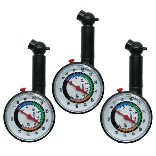 3pc-Noir - Indicateur De Jauge De Pression De Voiture, Testeur D'air Automatique, Mesure De Roue De Vélo, Mini Cadran, Outils De Diagnostic, Moto