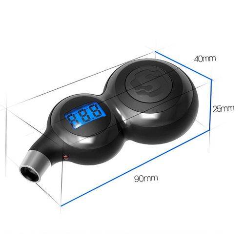 Jauge De Pression D'air Avec Affichage Numérique Lcd Pour Voiture, Manomètre, Baromètres, Testeur, Psi, Kpa, Bar, Kg, Cm2, Détecteur