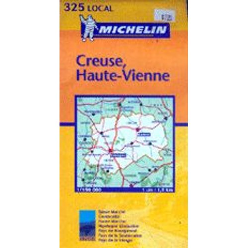 Creuse, Haute-Vienne - 1/150 000