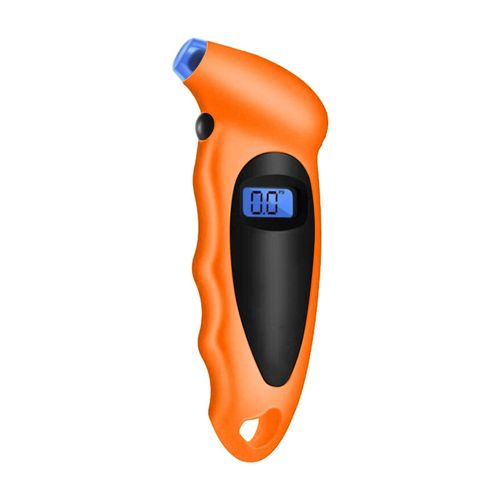 Orange - Jauge De Pression D'air Numérique Pour Voiture, Écran Lcd, Manomètre, Baromètres, Testeur Pour Voiture, Camion, Moto, Vélo, 1pc