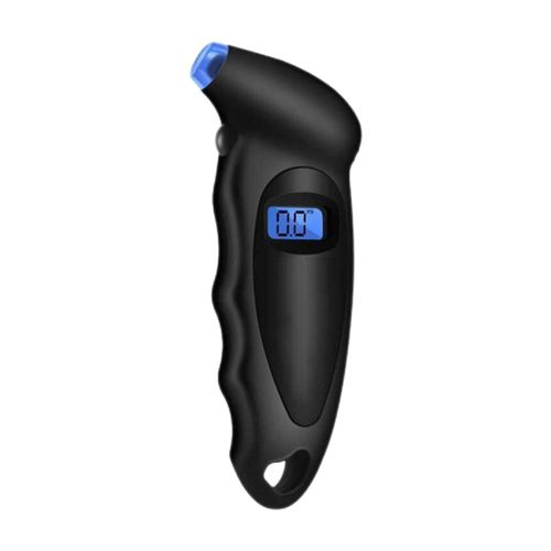 Noir - Jauge De Pression D'air Numérique Pour Voiture, Écran Lcd, Manomètre, Baromètres, Testeur Pour Voiture, Camion, Moto, Vélo, 1pc