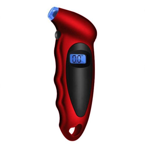 Rouge - Jauge De Pression D'air Numérique Pour Voiture, Écran Lcd, Manomètre, Outils De Diagnostic Automatique