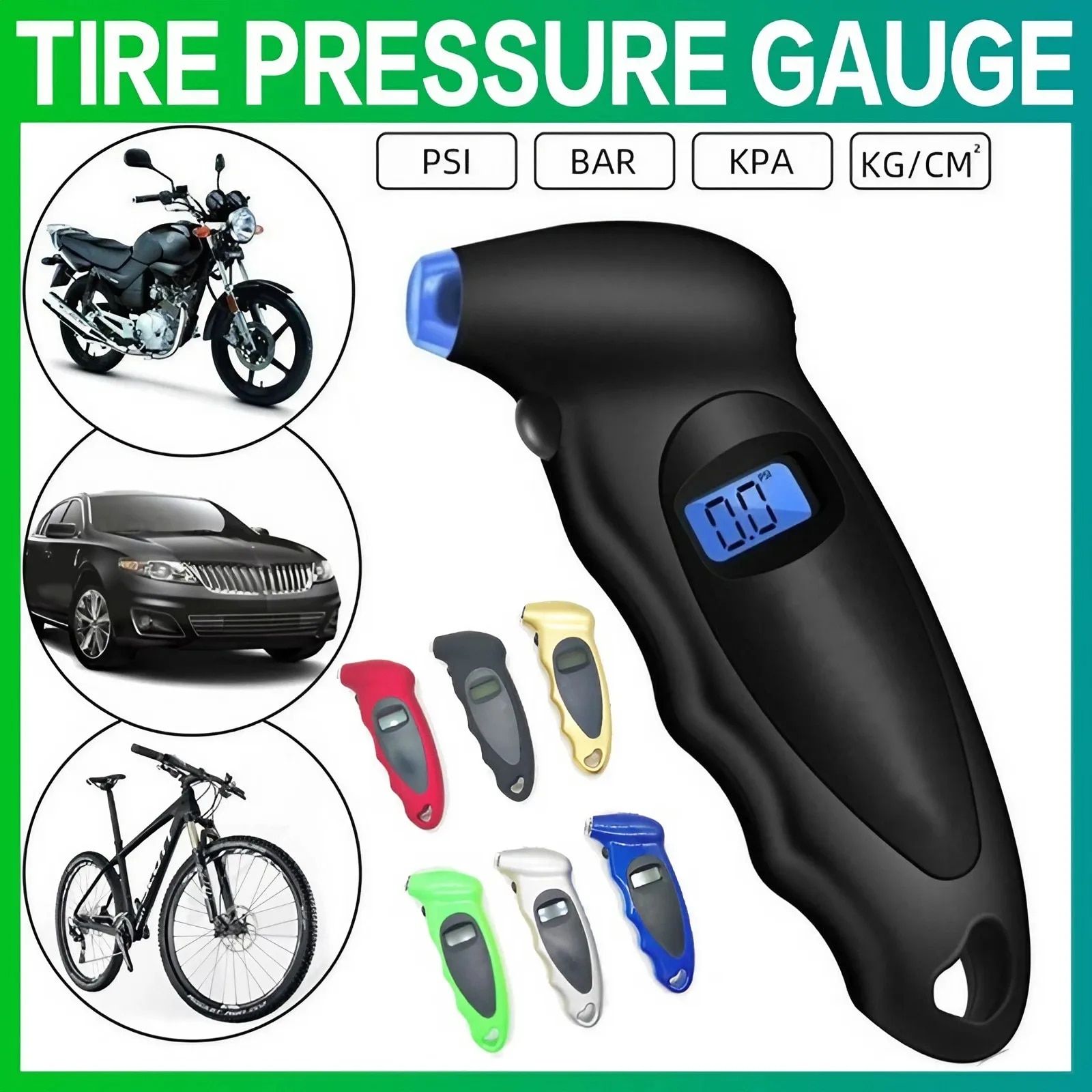 Rouge - Manomtre Numrique Avec cran Lcd Rtro4.2, 150 Psi... - 2