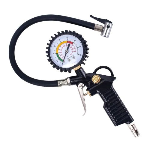 Échelle - Manomètre Pour Compresseur D'air, Pompe De Gonflage Pour Voiture, Moto, Suv, Outils De Réparation, Type De Pistolet, 220psi