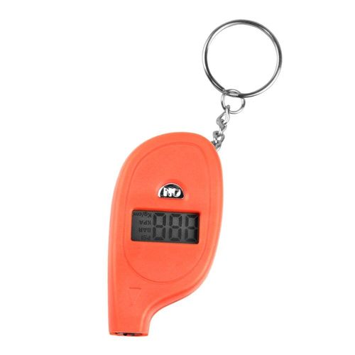 Rouge - Mini Porte-Clés Numérique Lcd Psi Portable, Manomètre De Pression D'air Pour Roue De Pneu, Outil De Corsage, Moniteur De Pression Des Pneus