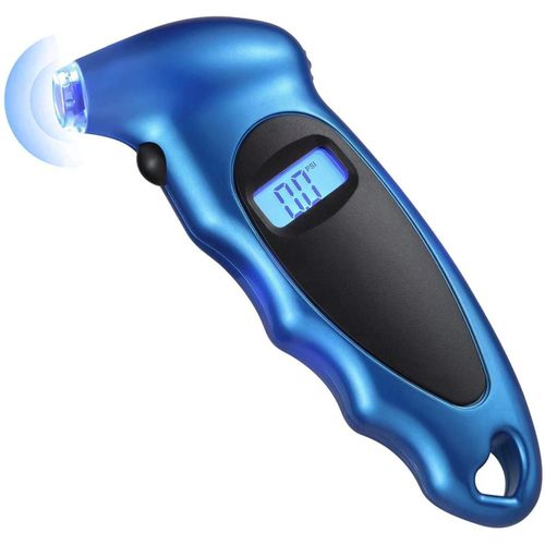 Bleu - Nouveau Manomètre Numérique De Haute Précision, Écran Lcd Rétro4.2, Compteur De Surveillance De La Pression Atmosphérique Pour Voiture Et Vélo