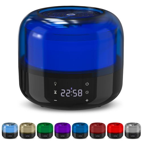 Sejoy Diffuseur Huile Essentielle 400 Ml Avec Éclairage 17 Couleurs, Silencieux Humidificateur D'air Et Diffuseur D'arômes, Arrêt Automatique 