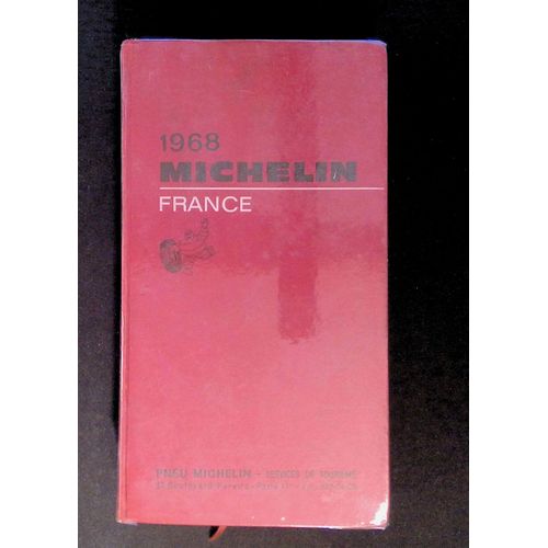 Guide Michelin France 1968