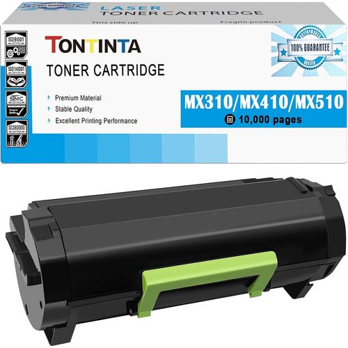 60f2h00 602h Cartouche De Toner Compatible Haute Capacit 10000 Pages Pour L'imprimante Lexmark Mx310 Mx310dn Mx410 Mx410de Mx510de Mx511dte Mx511dhe Mx511de Mx610dw Mx611de Mx611d[Cartouche2525]