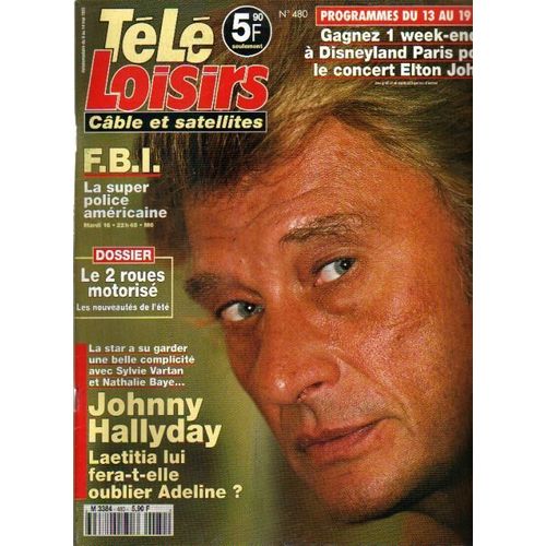 Tele Loisirs  N° 480 : Johnny Hallyday