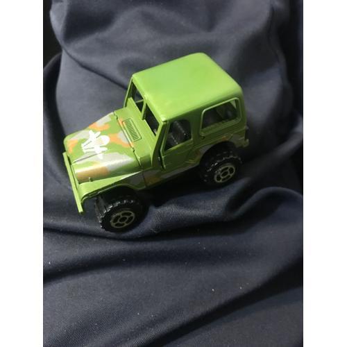 Vehicule Militaire Jeep - Majorette - N.244 - N.290 - 1/54 - 7x3,5 Cm