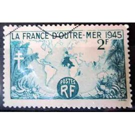 1945. F741: La France D'Outre-Mer. Millésime 1945 Et Croix De Lorraine.