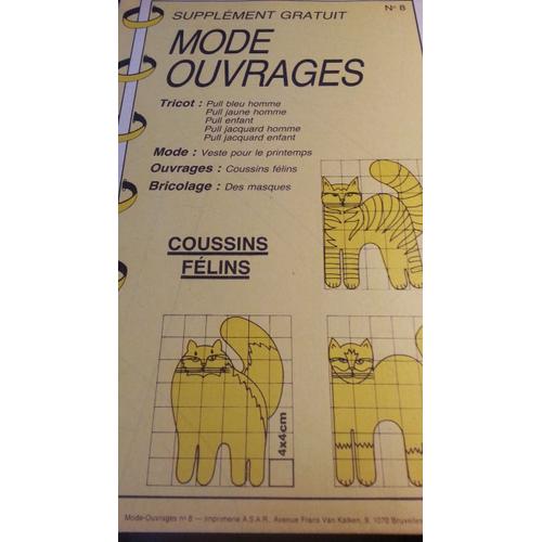 Supplément Mode-Ouvrages De La Revue Femmes D'aujourd'hui N°8 De 1985: Tricot-Mode-Ouvrages-Bricolage