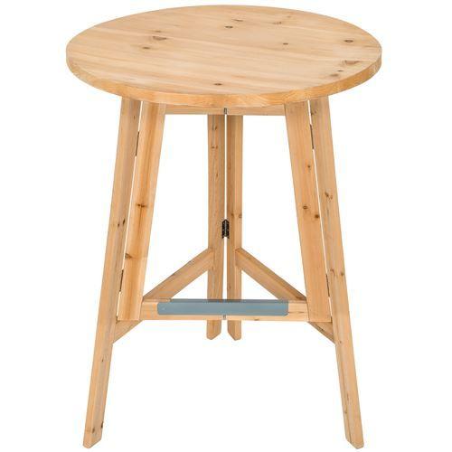 Tectake Mange Debout En Bois Table Haute Pliable 79x110cm