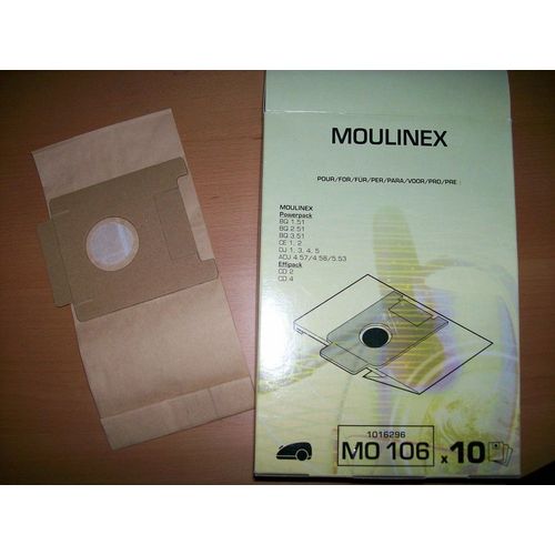 Moulinex MO 106 Sacs pour aspirateur