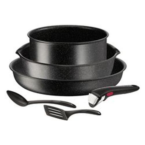 Casserolerie Tefal Set 6 Pieces Ingenio Black Stone