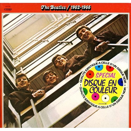 The Beatles  1962 / 1966 Disque Couleur Rouge (Picture Disc) - Réédition De 1978