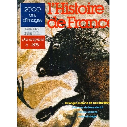 L'histoire De France - 2000 Ans D'images N° 01 : Des Origines À -800  - Préhistoire