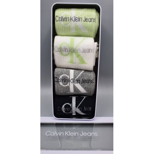 Lot De 4 Paires De Chaussettes En Coffret Calvin Klein Taille 39/42