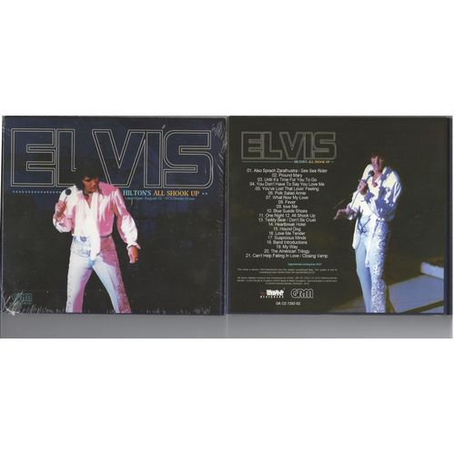 Elvis Hilton's All Shook Up Las Vegas 12 Aout 1972 Dinner Show  Soundboard Recording 21 Tracks Deluxe Digipack Edition Limitée 500 Exemplaires Disc Original Sortie En 2010 Grm Neuf & Scellé Très Rare