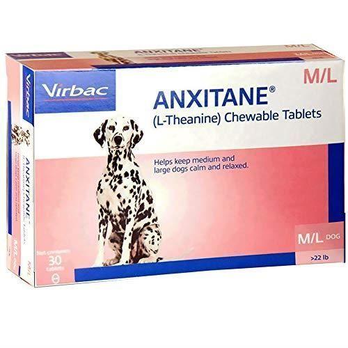 Virbac Anxitane Tablette Pour Chiens De Plus De 10 Kg - Paquet De 30