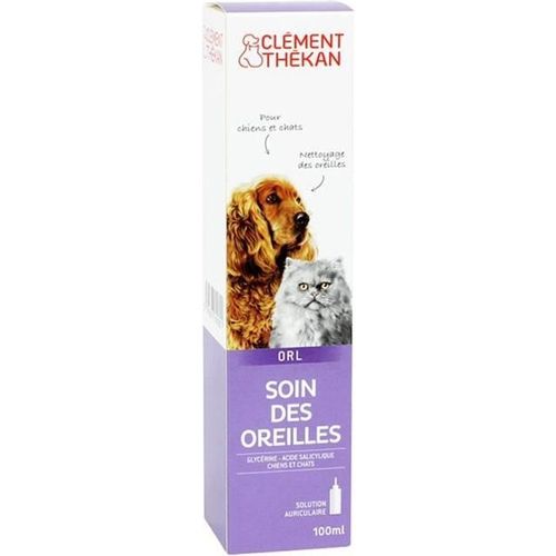 Clément Thékan Soin Des Oreilles Chiens Et Chats 118ml