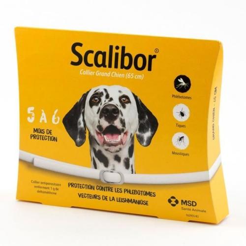 Scalibor® Collier Antiparasitaire Pour Chien [1 Collier Grand Chien, 65 Cm]