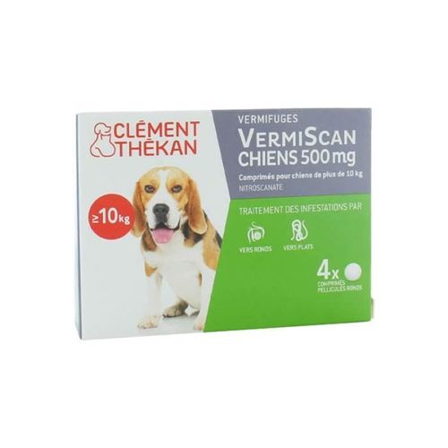 Vermiscan Chien 500mg 4 Comprimés