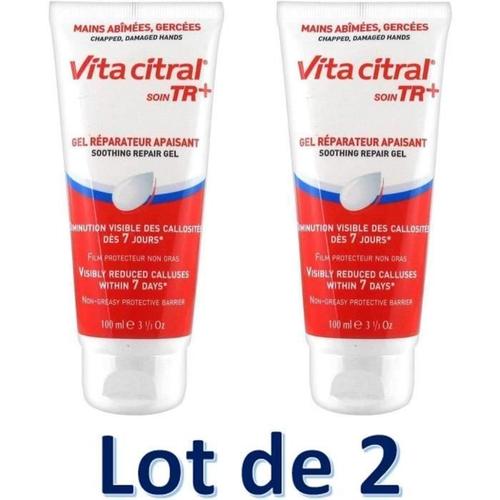 Vita Citral Soin Tr+ Gel Réparateur Apaisant 100 Ml Lot De 2 Tubes 