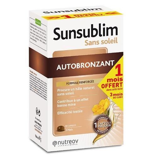 Nutreov Physcience Sunsublim Sans Soleil Autobronzant 84 Capsules 