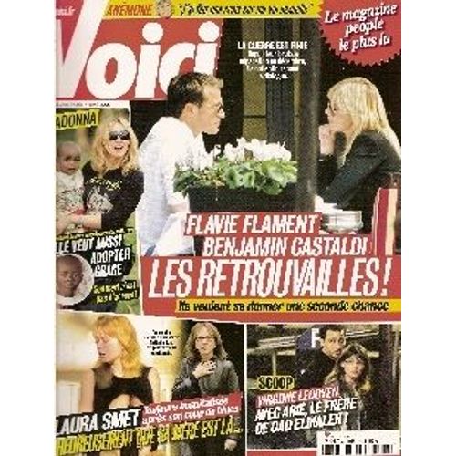 Voici  N° 1015 : Flavie Flament Et Benjamin Castaldi : Les Retrouvailles !
