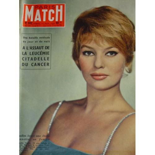 Paris Match N°502 Du 22-11-1958