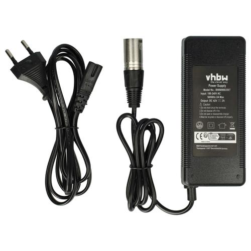 Vhbw Chargeur Compatible Avec Aldi Batteries, Vélos Électriques, E-Bike - Pour Batteries Li-Ion De 36 V, Avec Connexion Xlr, 84 W