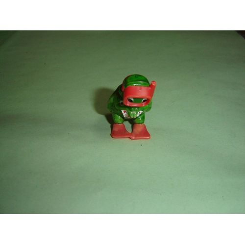 Kinder (1993) - Série Les Tiny Tortues - Tortue Splash : Figurine Complète, Avec Son Plongeoir Jaune