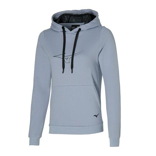 Sweat À Capuche Bleu Femme Mizuno Athletic Hoody