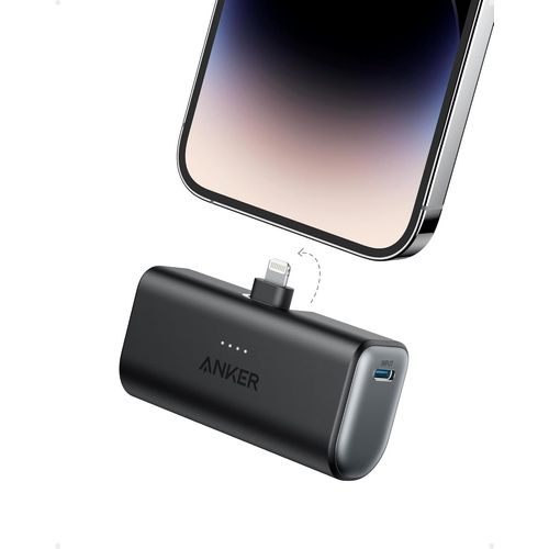 621 Batterie Externe Recharge Rapide Avec Connecteur Lightning Intgr, Chargeur Portable Sans Fil 12 W Certifi Mfi 5000mah, Compatible Avec Iphone 14/13/12/Pro/Pro Max (Noir)