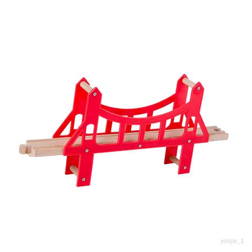 Jouet En Bois Accessoire De Train Bâtiment Motricité Fine Jouets Éducatifs Pour Enfants Enfants En Bas Âge Cadeaux De Saint Valentin Pont