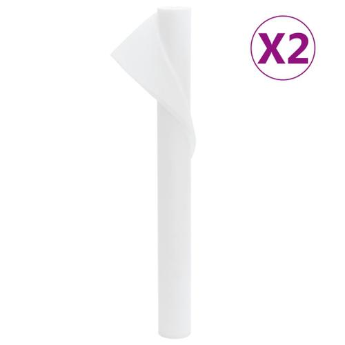 vidaXL Toison végétale 2 rouleaux 70 g/m² 10x1,6 m