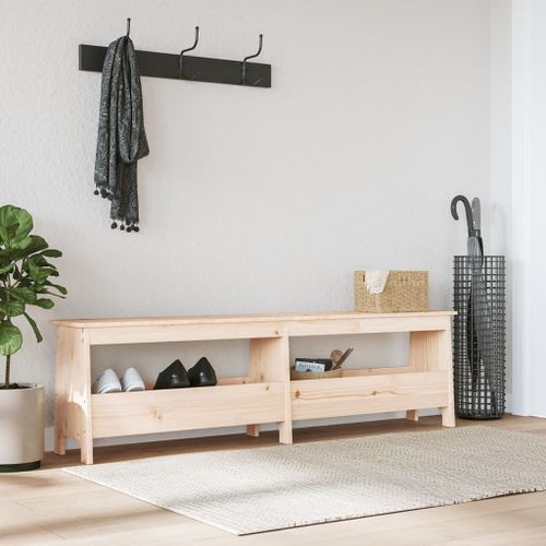 Vidaxl Banc D'entrée 160x28x45 Cm Bois De Pin Massif