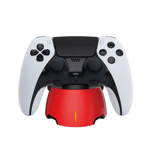 Chargeur Manette Ps5, Avec Indicateur Led Pour Manette Ps5 Accessoires De Station De Charge Playstation5 (Rouge)