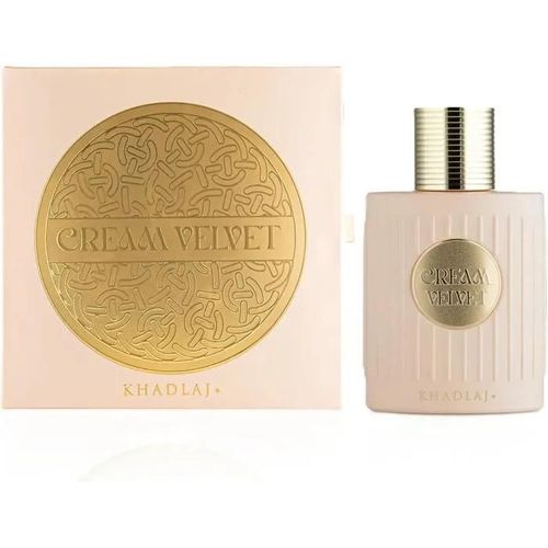 Khadlaj Cream Velvet Extrait De Parfum 100ml- Parfum Gourmand Au Caramel Vanille Musc 