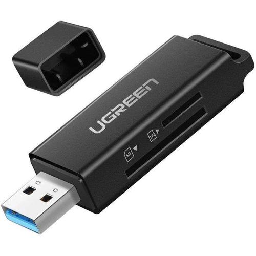 UGREEN USB 3.0 Lecteur de Carte SD Micro SD OTG Adaptateur de Carte Mémoire SDXC SDHC Micro SDXC Micro SDHC Card Reader pour MacBook PS4 Xbox One PC Windows 10 8.1 8 7 Vista XP Mac OS Linux