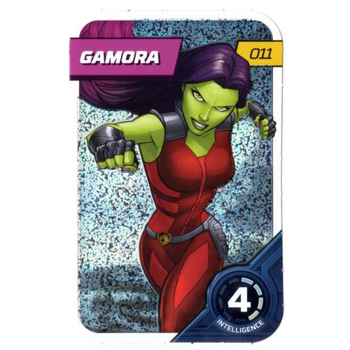 Gamora 011 - Image Vignette Carte N°11 - Album Défie Tes Héros - Marvel - Leclerc - 2023