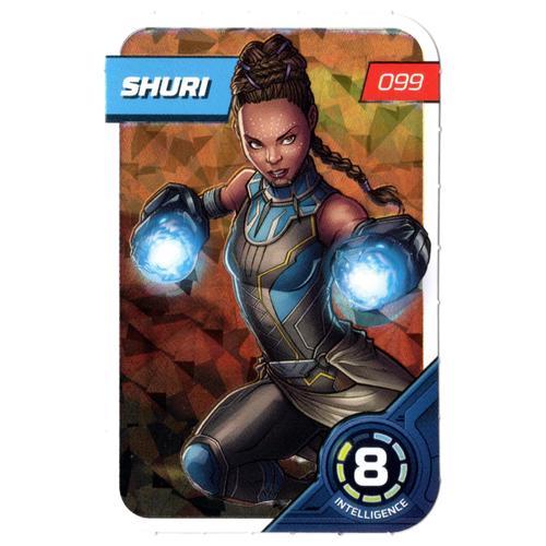 Shuri 099 - Image Vignette Carte N°99 - Album Défie Tes Héros - Marvel - Leclerc - 2023