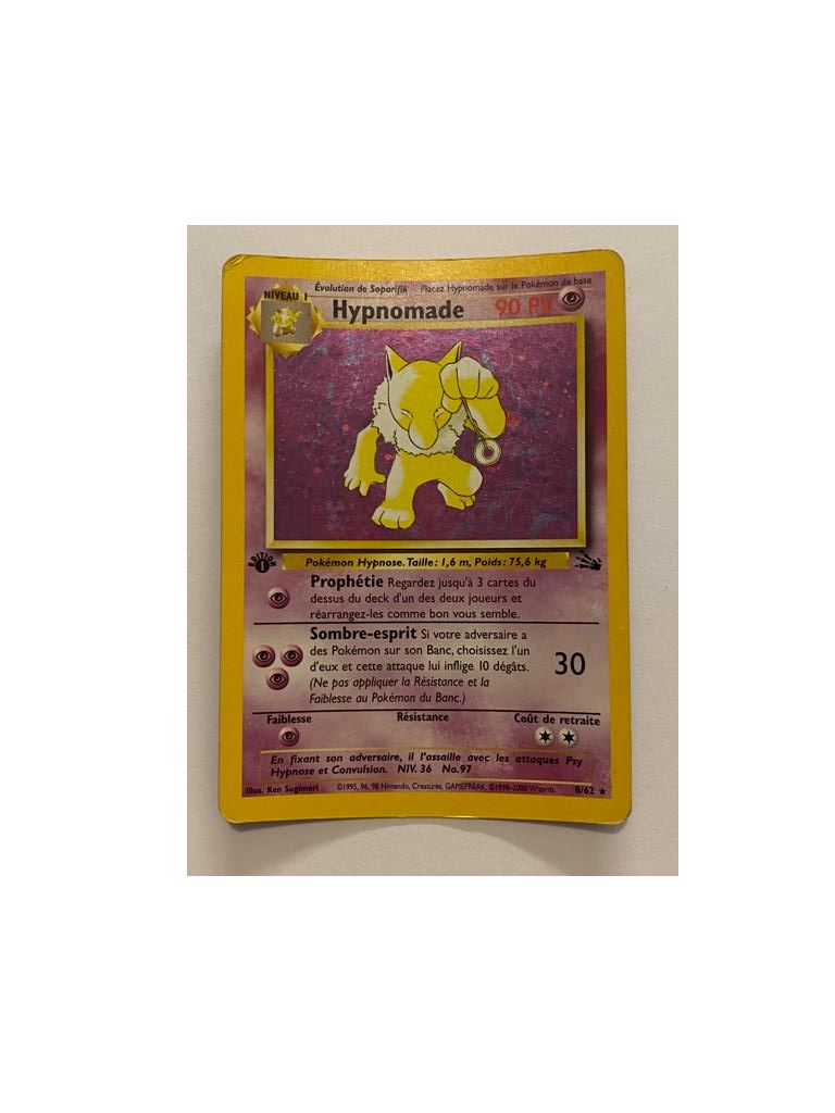 Check the actual price of your Hypno 8/62 Pokemon card