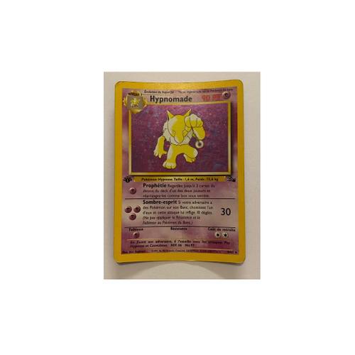 Carte Pokemon Hypnomade 8/62 Fr 1st Edition - Holo Set Fossile - Near Mint