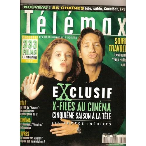 Télémax  N° 6 : X Files Au Cinéma ; Travolta ; Navarro ; Julianne Moore ; John Carpenter