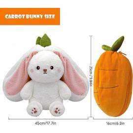 Lapin fraise transformé en petit lapin poupée de fruits peluche carotte  lapin poupée en peluche fille enfants cadeau d'anniversaire